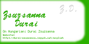 zsuzsanna durai business card